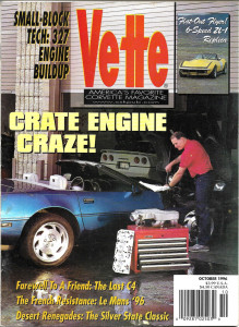 VETTE 1996 OCT - ZL-1, SILVER STATE, CRATE MILLS*